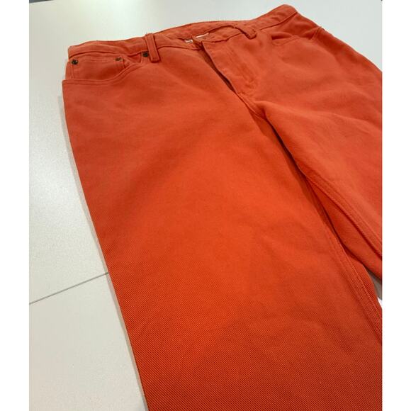 Jeanology Collection Orange Denim Bootcut Jeans Gameday Womens Size XL (106) - Picture 5 of 7